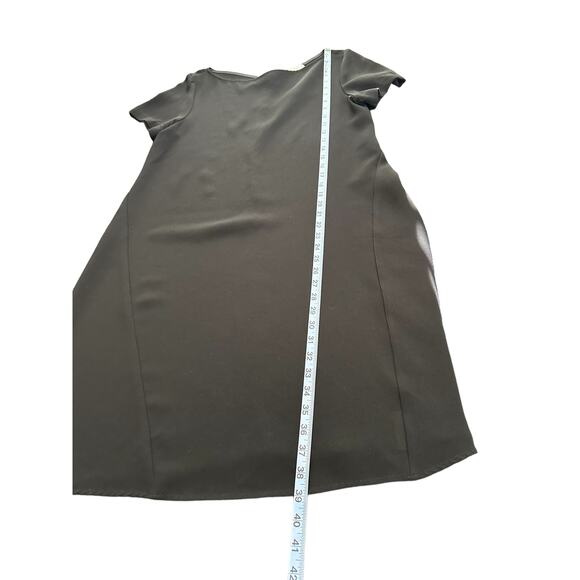 MM Lafleur Black Eliza Short Sleeve Career Office Relaxed Dress Size Medium - Picture 9 of 10